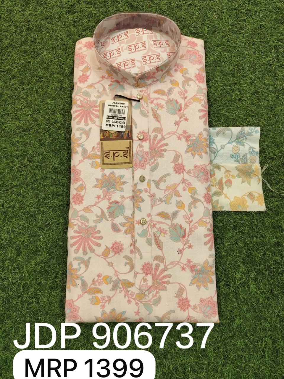 Men Kurta Pyjama Set (36-42 4 Pcs)