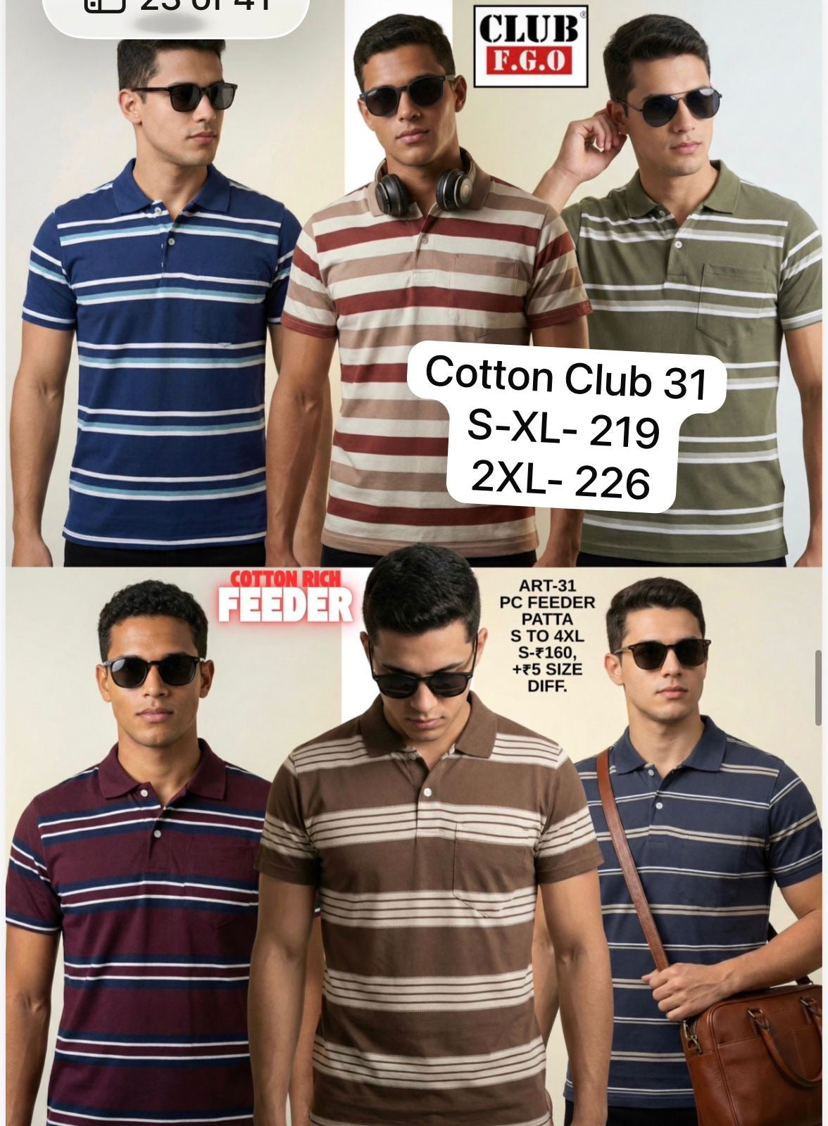 CC Art 31 (M-2XL 24 Pcs)