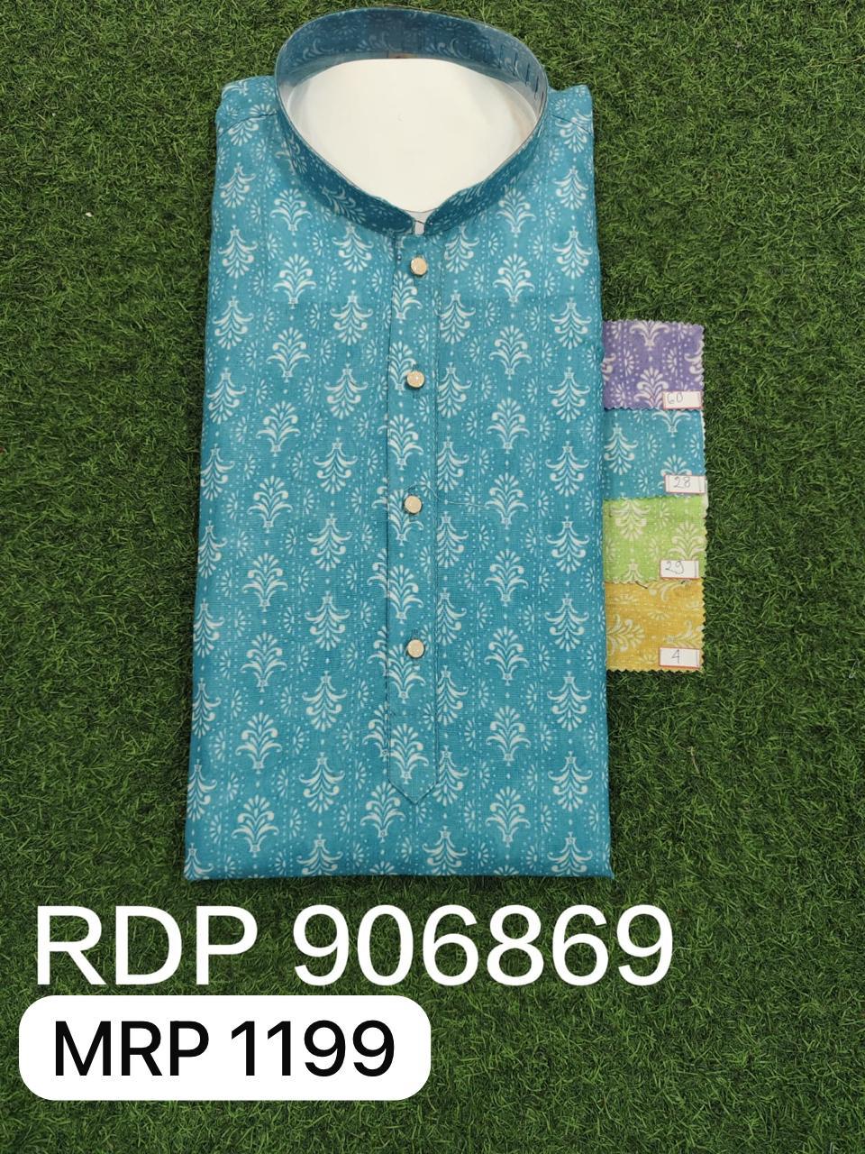 Men Kurta Pyjama Set (36-42 4 Pcs)