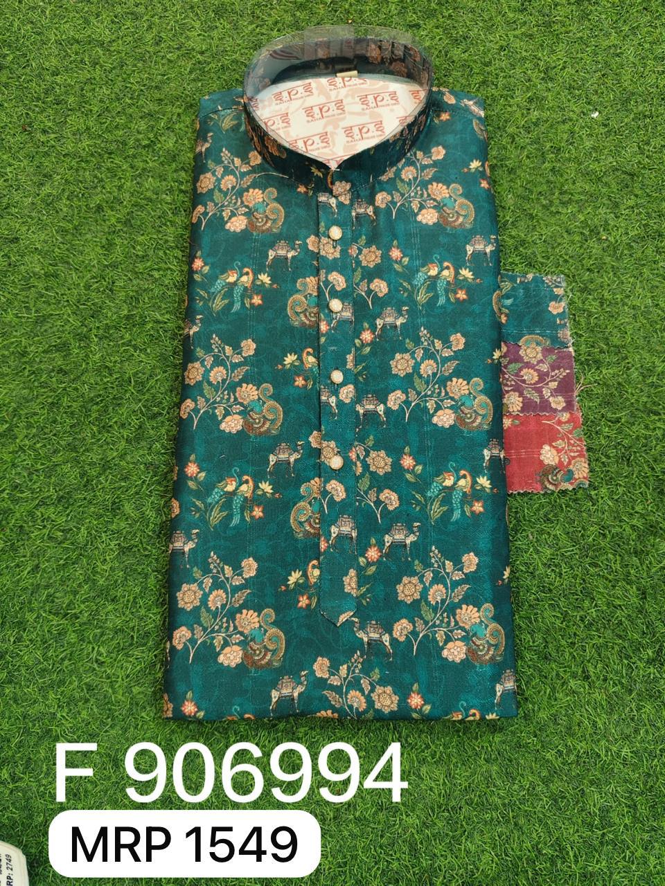 Men Kurta Pyjama Set (36-42 4 Pcs)