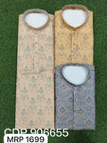 Men Kurta Pyjama Set (36-42 4 Pcs)
