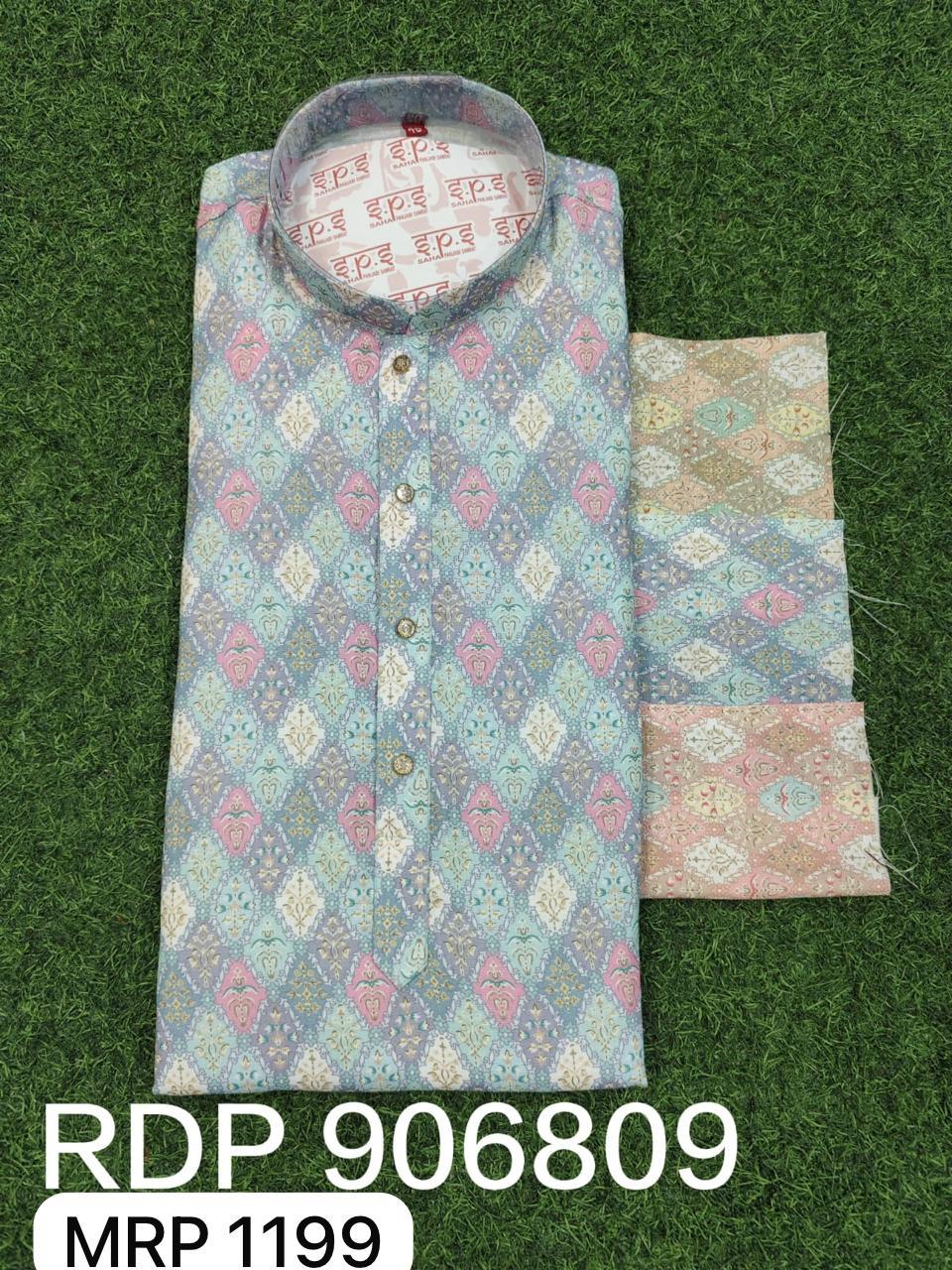 Men Kurta Pyjama Set (36-42 4 Pcs)